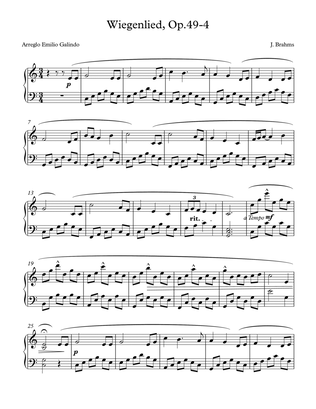 Wiegenlied, Op.49-4