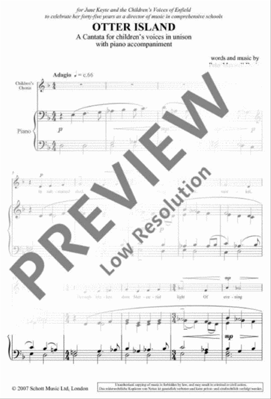 Otter Island Children's Choir scores gallery preview page 4