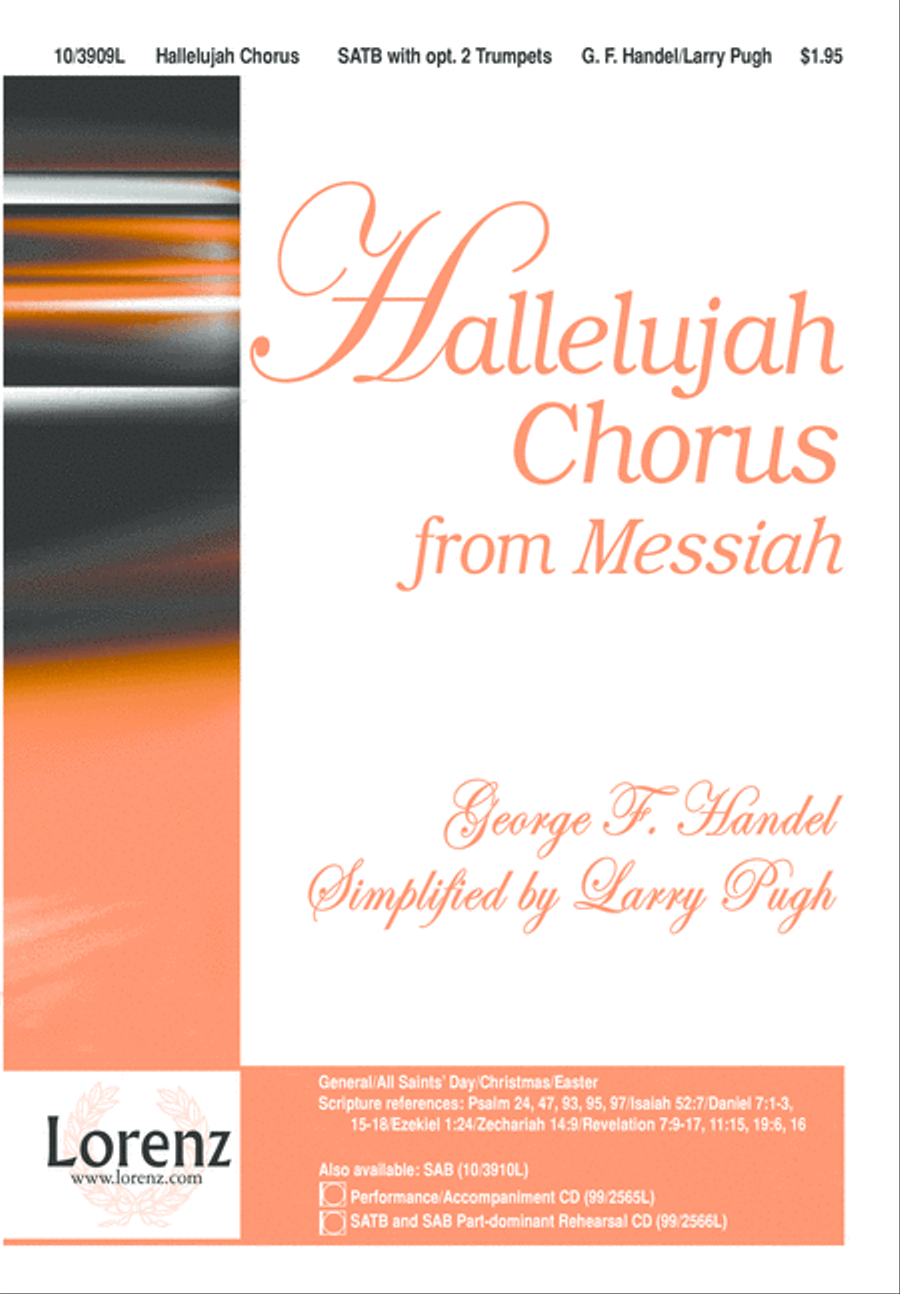 Hallelujah Chorus 4-Part scores gallery preview page 2