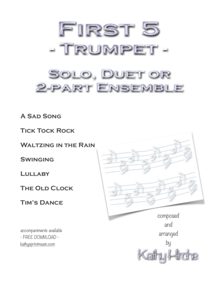 First 5 - Trumpet - Solo, Duet or 2-part Ensemble image number null