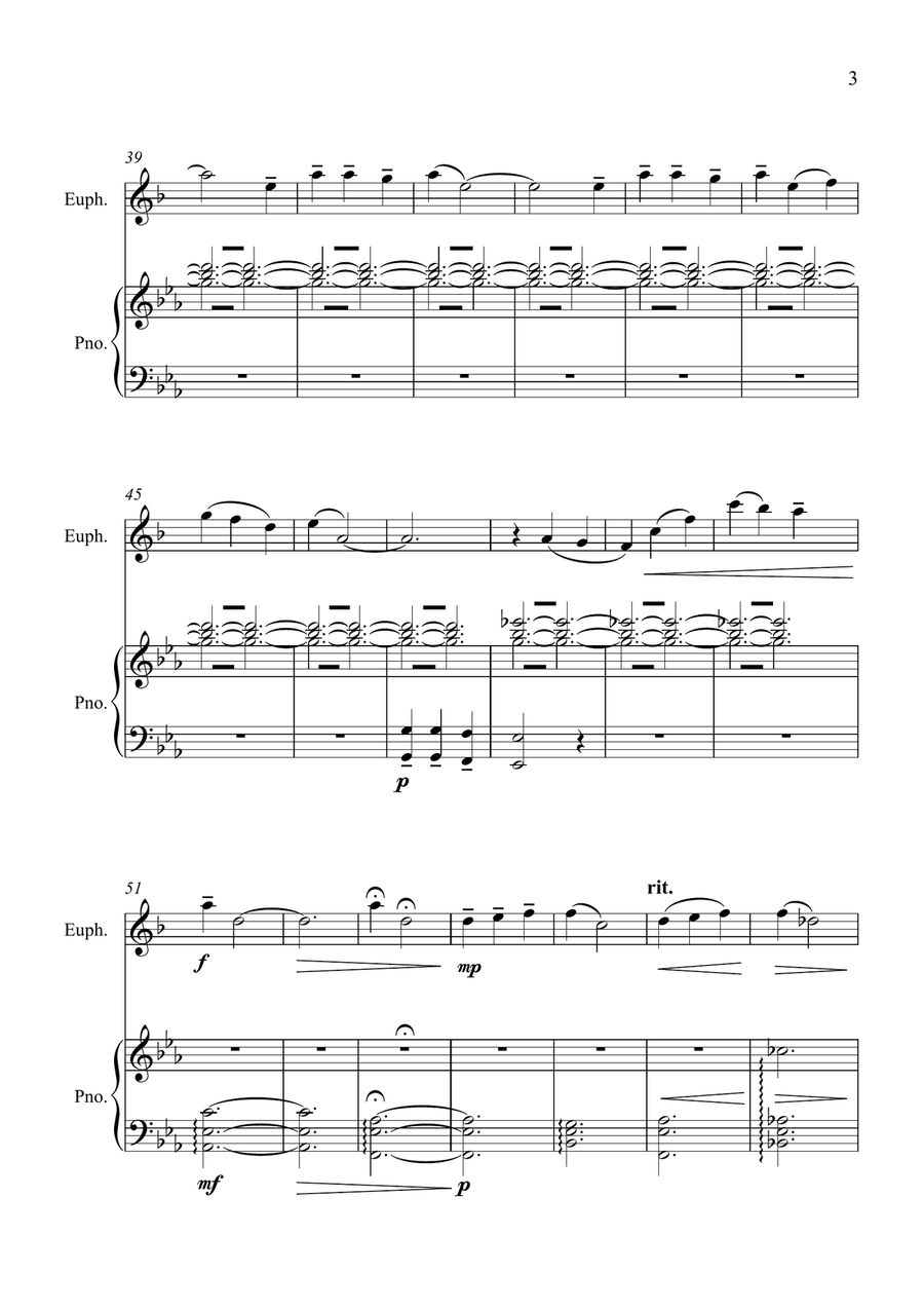 A French Carol A French Carol Euphonium scores gallery preview page 3