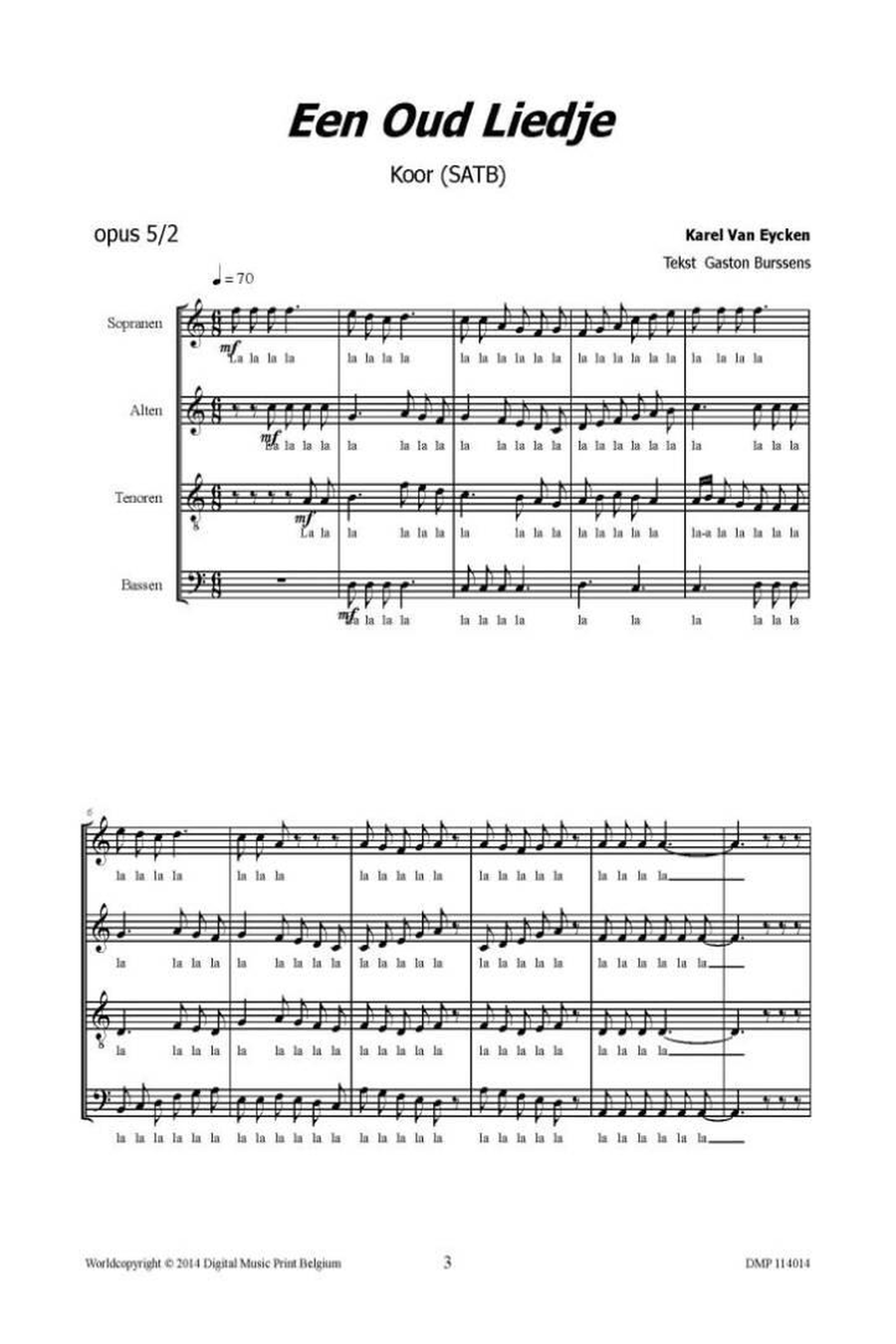 Een Oud Liedje A Cappella scores gallery preview page 2