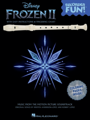 Book cover for Frozen 2 - Recorder Fun!