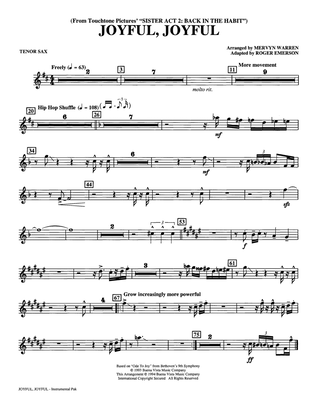 Joyful, Joyful (from Sister Act 2) (arr. Roger Emerson) - Tenor Sax