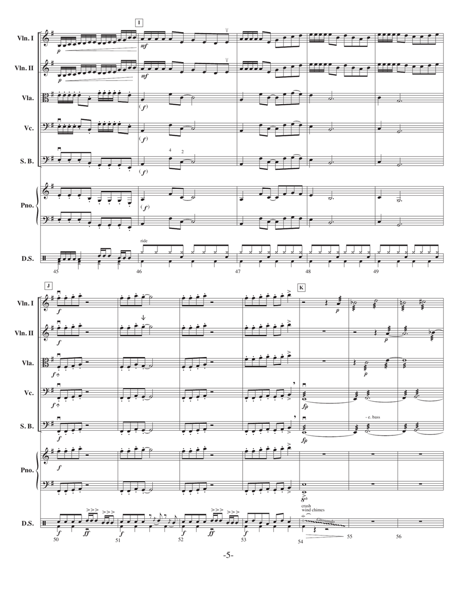 The Serpent (of Rock Lake) String Orchestra scores gallery preview page 5