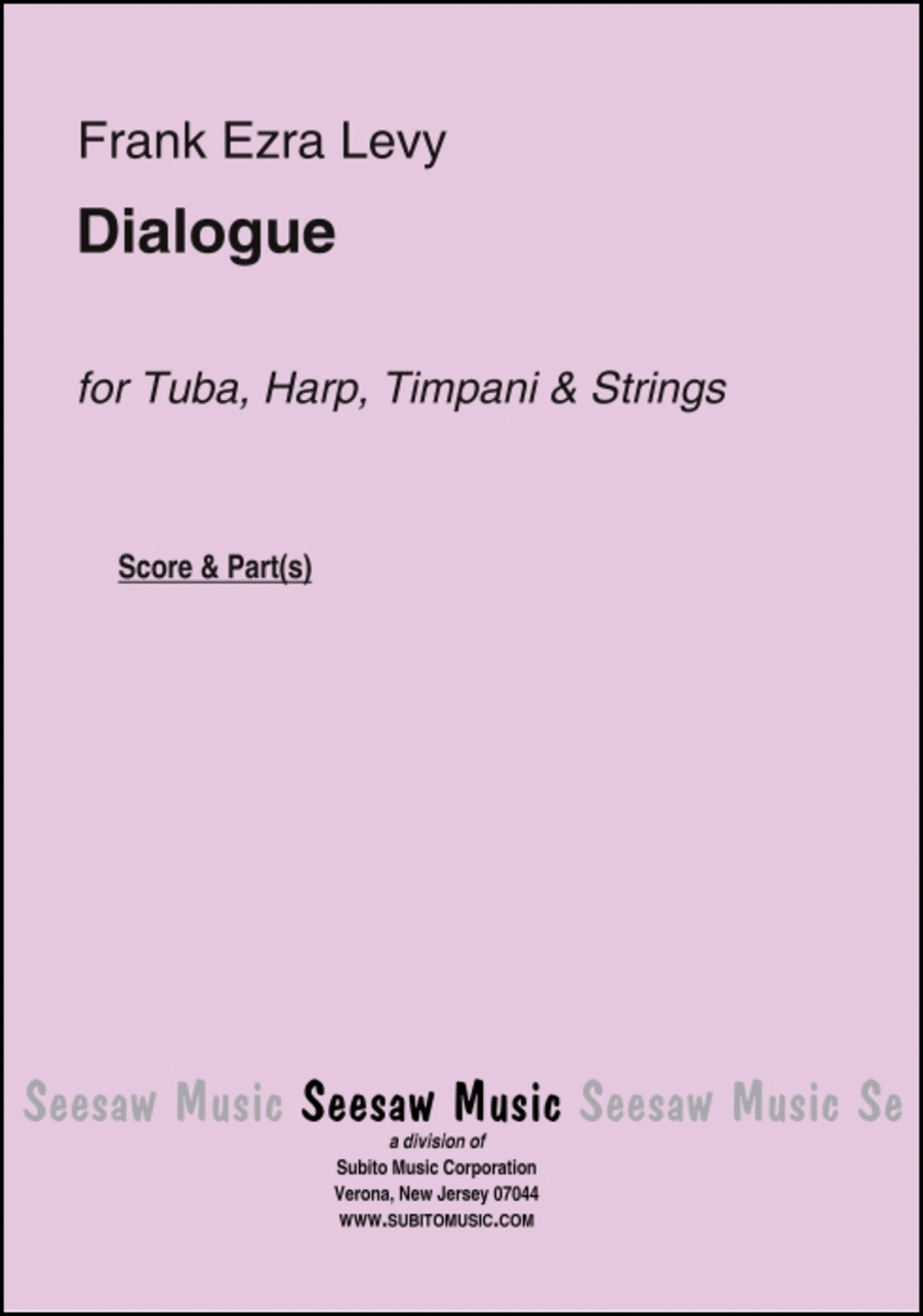 Dialogue Tuba scores gallery preview page 1