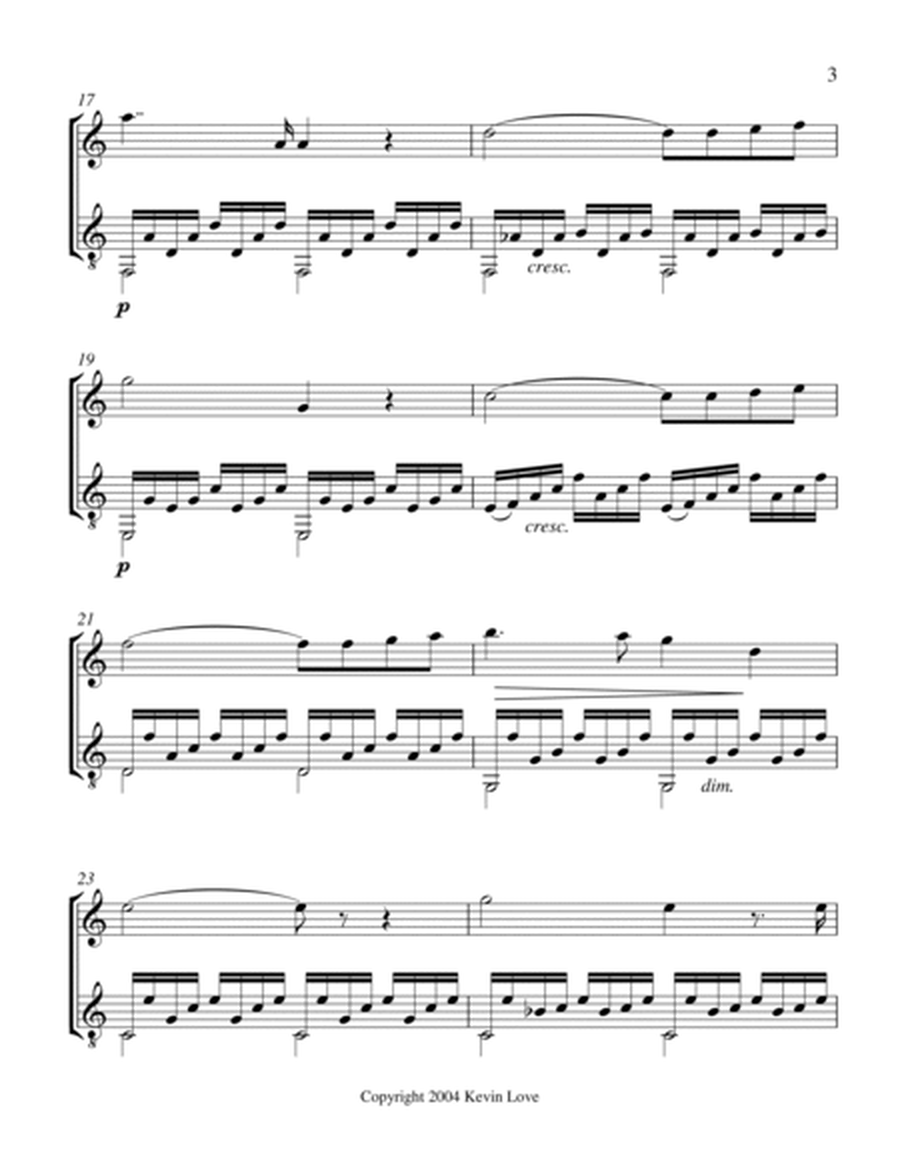 Ave Maria (Flute and Guitar) - Score and Parts image number null