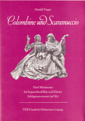 Colombine und Scaramuccio.