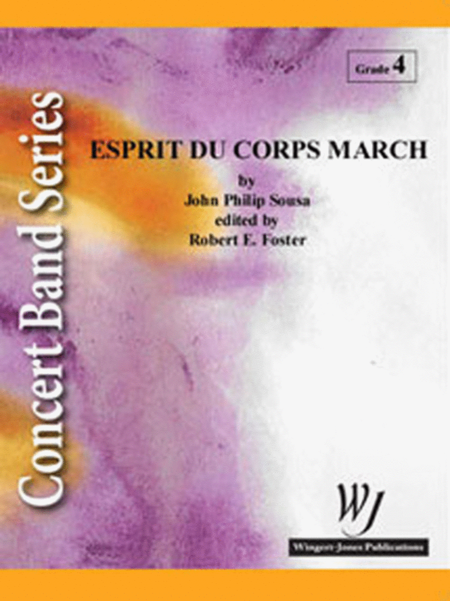 Esprit Du Corps March Esprit Du Corps March Concert Band scores gallery preview page 1