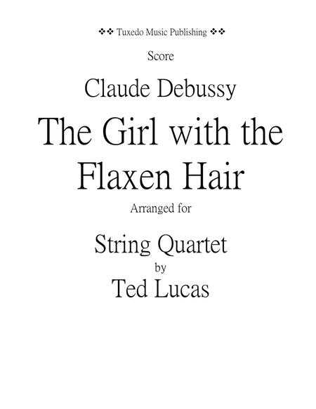 The Girl with the Flaxen Hair - Score and Parts image number null