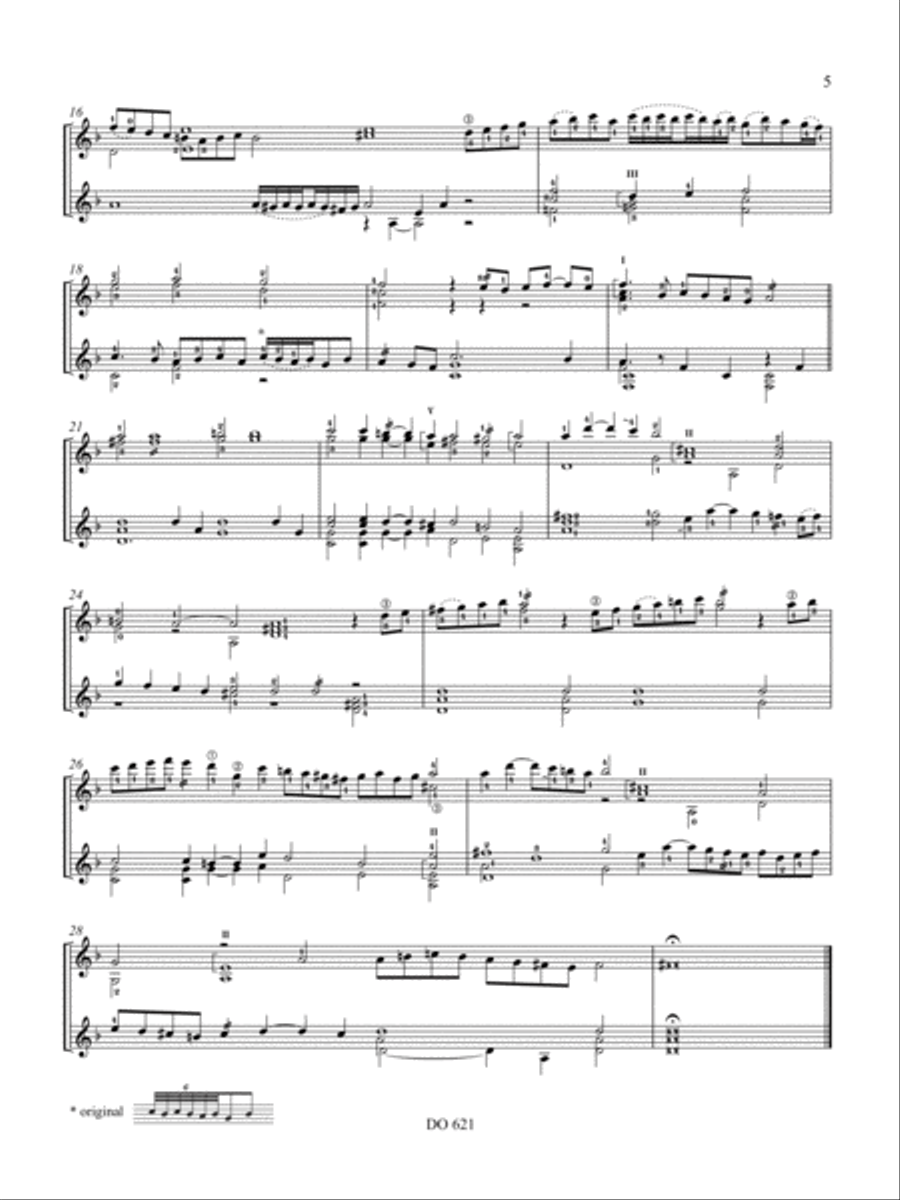 3 Pieces Classical Guitar scores gallery preview page 5