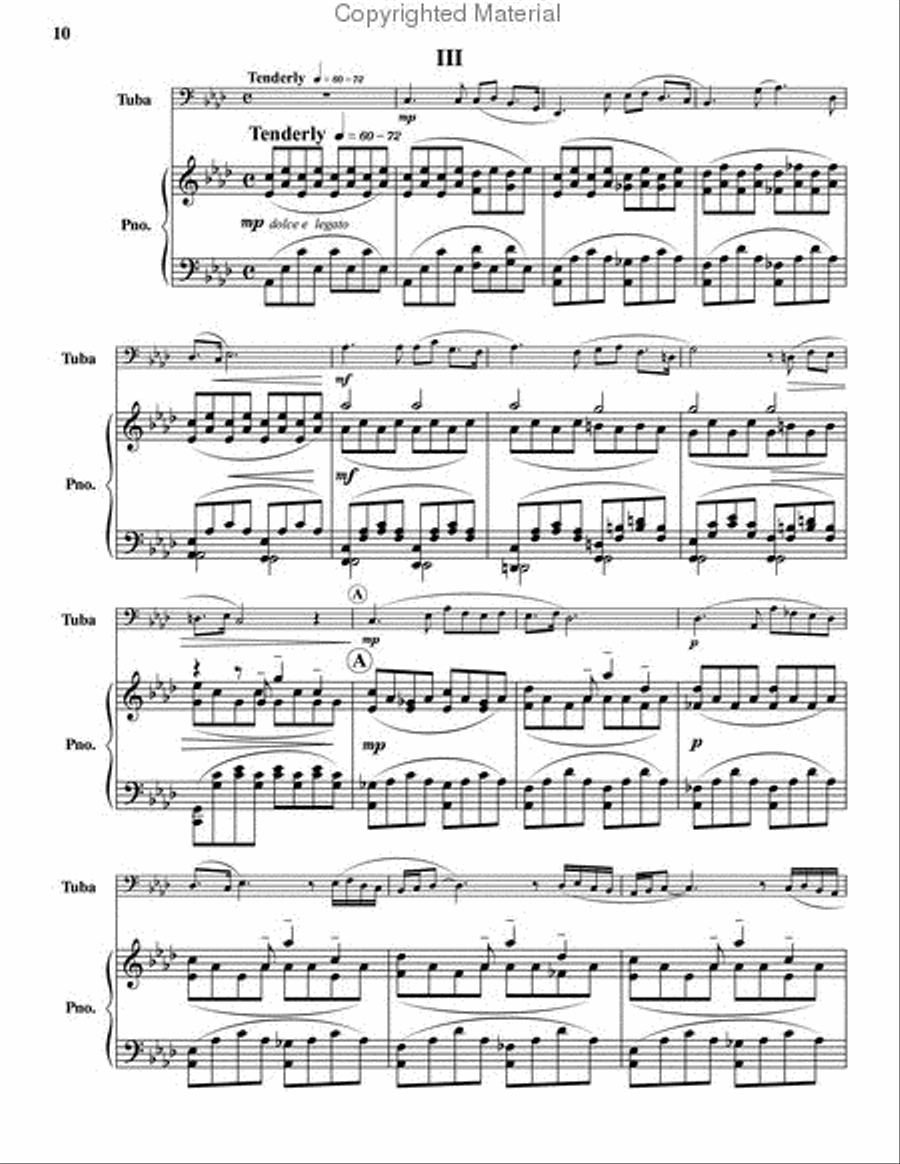 Three Romances for Susie Tuba scores gallery preview page 4