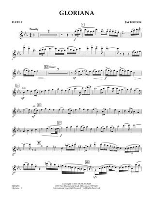 Gloriana - Flute 1