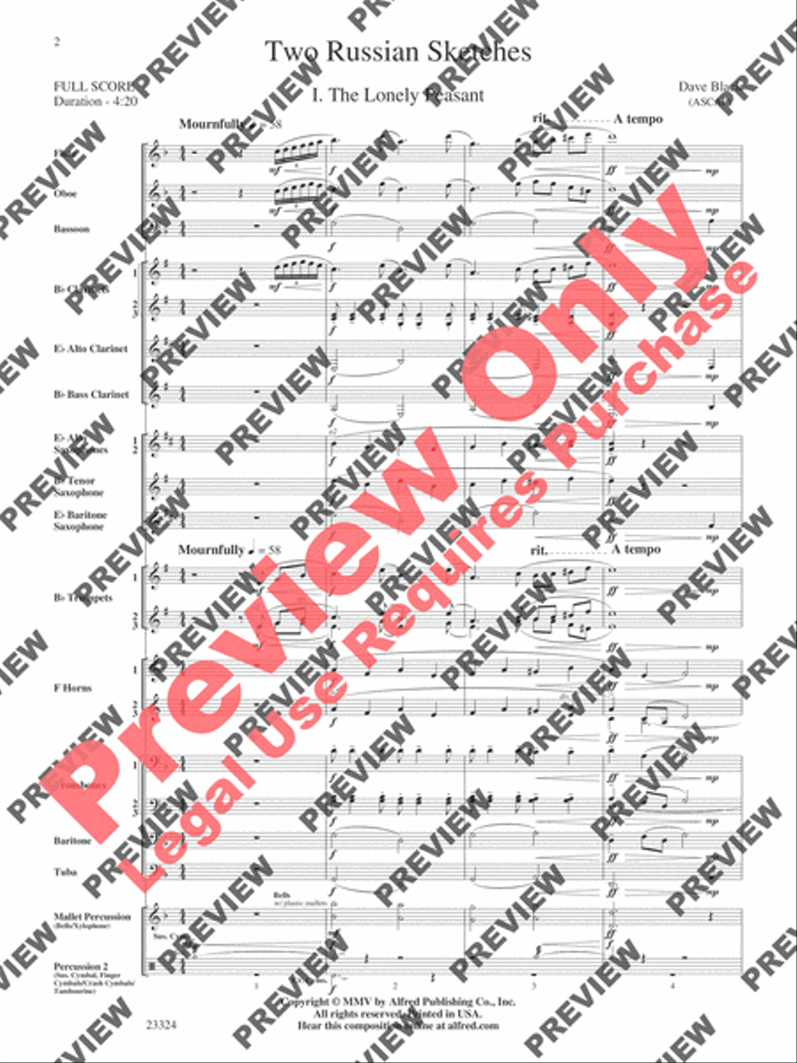 <br>Sheet music extract