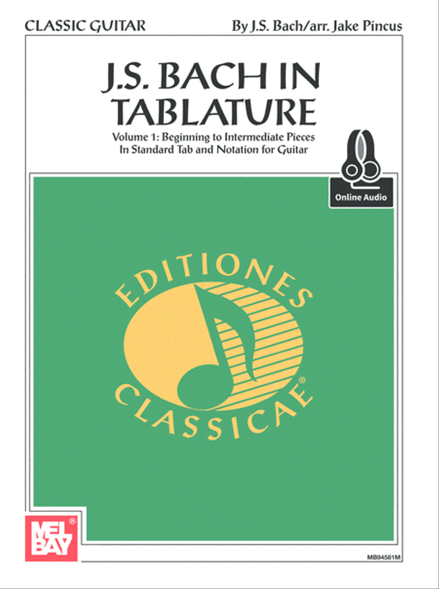J. S. Bach in Tablature Acoustic Guitar scores gallery preview page 1