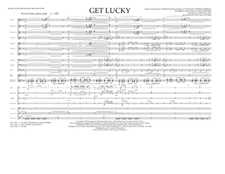 Book cover for Get Lucky - Full Score