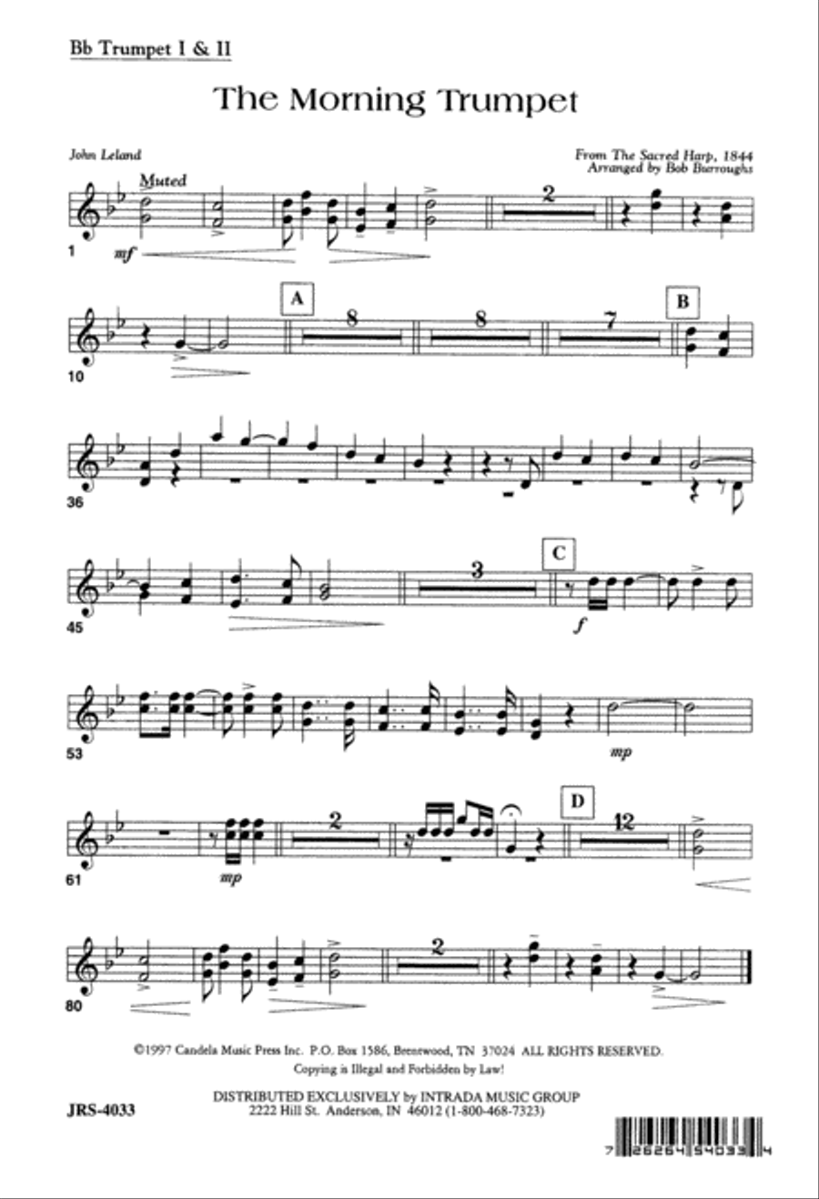 The Morning Trumpet The Morning Trumpet 4-Part scores gallery preview page 9