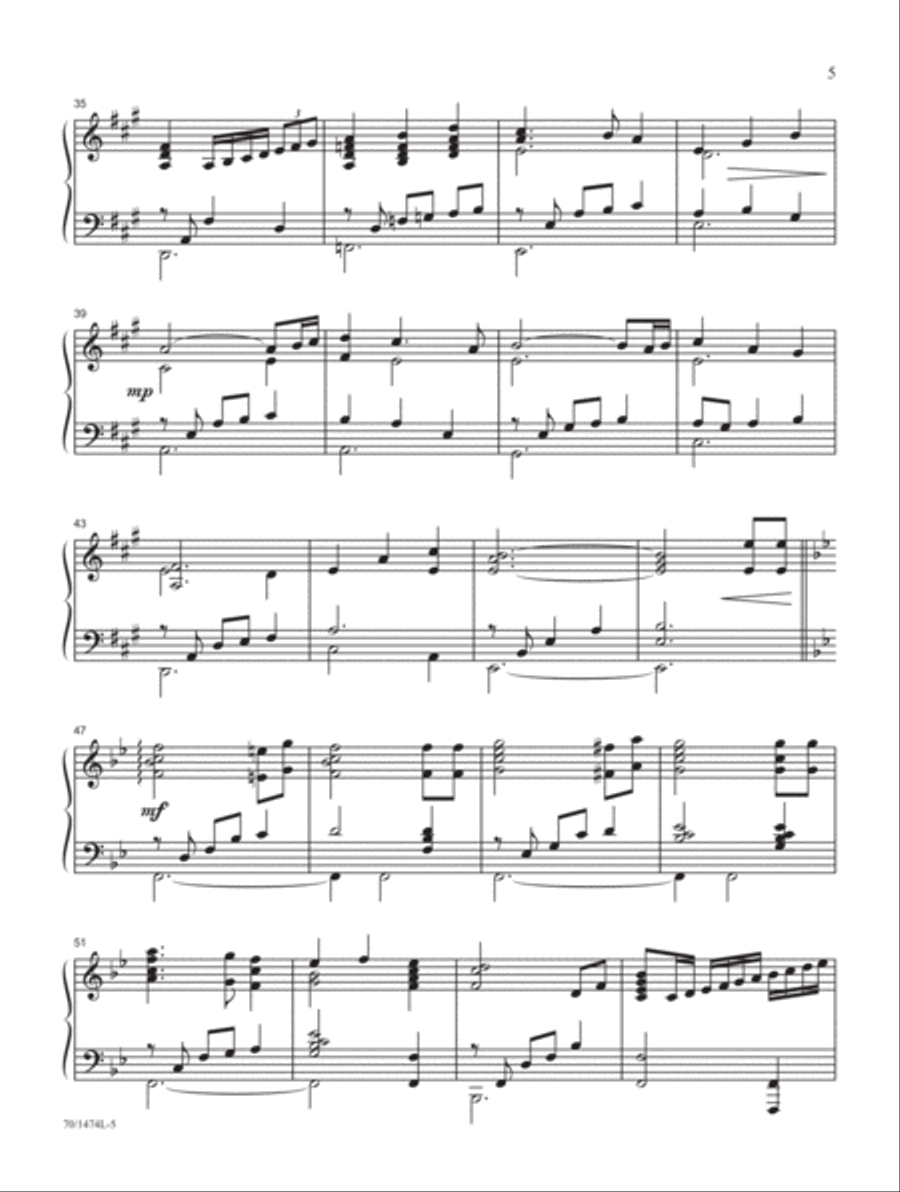 Gospel Legacy Gospel Legacy Piano Solo scores gallery preview page 4