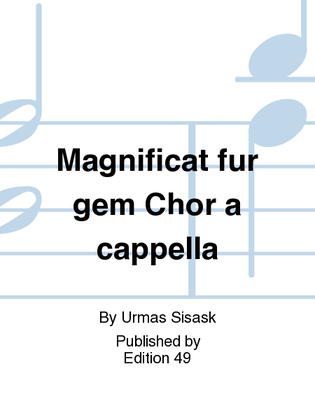 Magnificat fur gem Chor a cappella