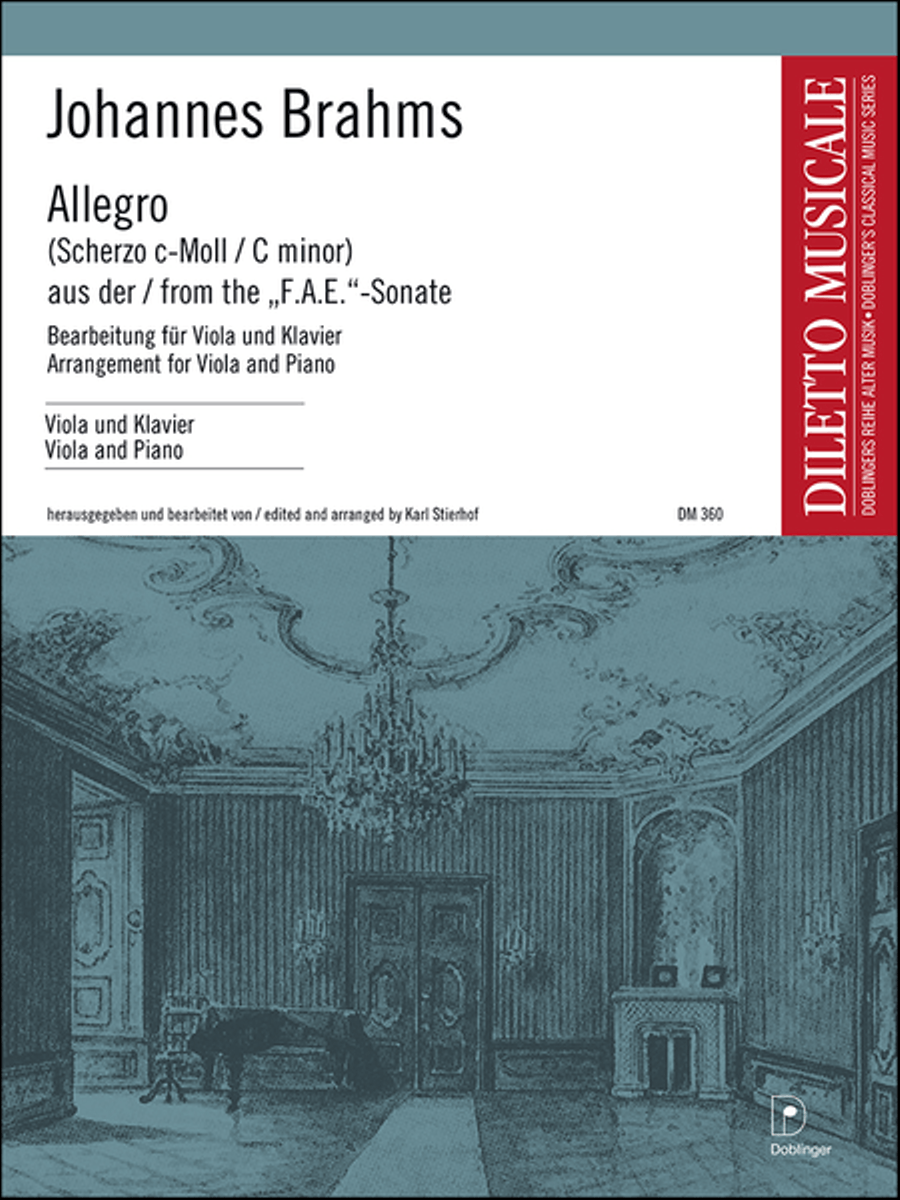 Allegro (Scherzo c-moll) Viola scores gallery preview page 1