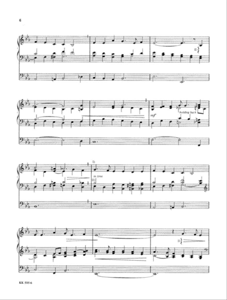 Softly and Tenderly Organ Solo scores gallery preview page 4