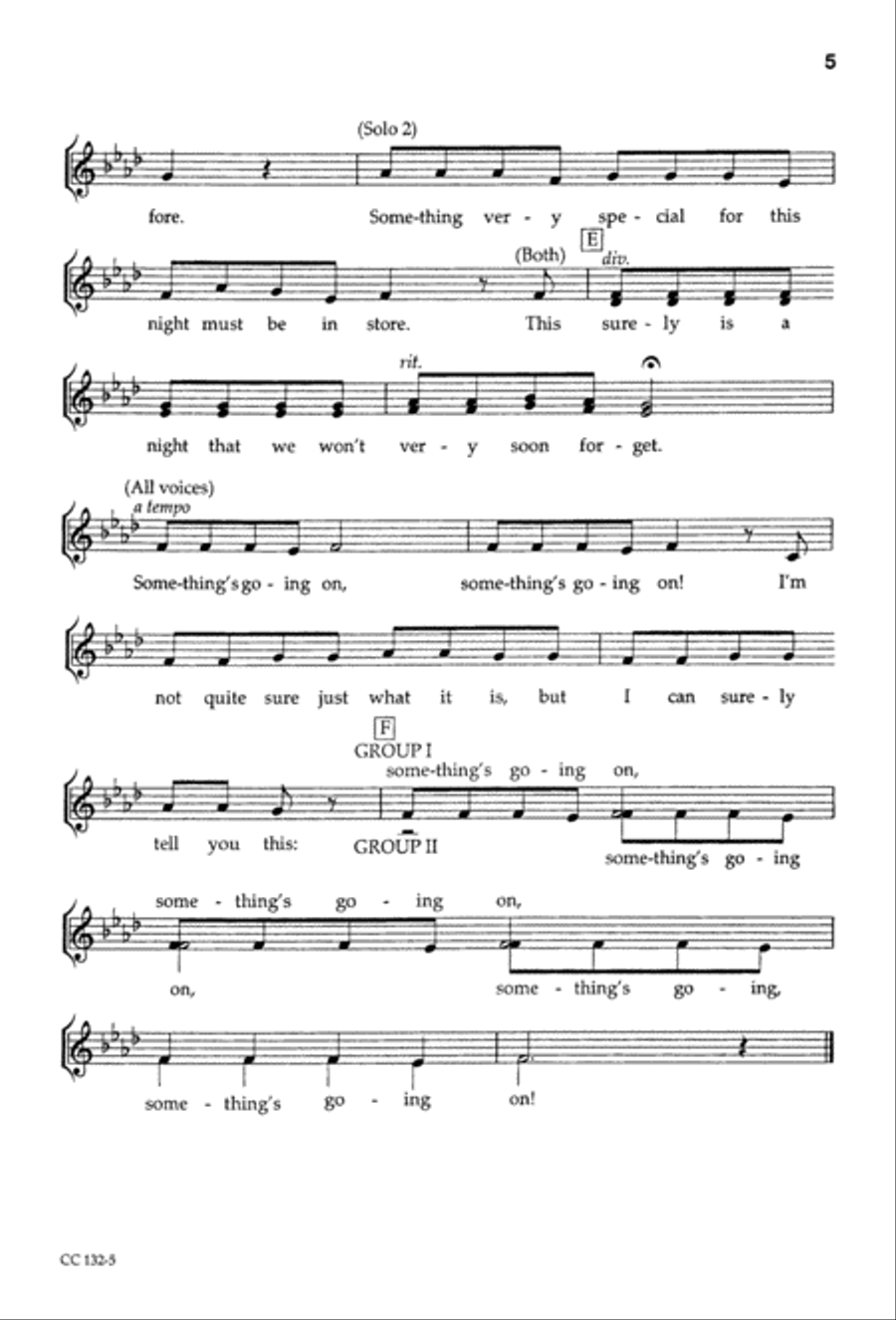 If I'd Been Around When Jesus Was Born - Singer's Ed Unison Choir scores gallery preview page 7