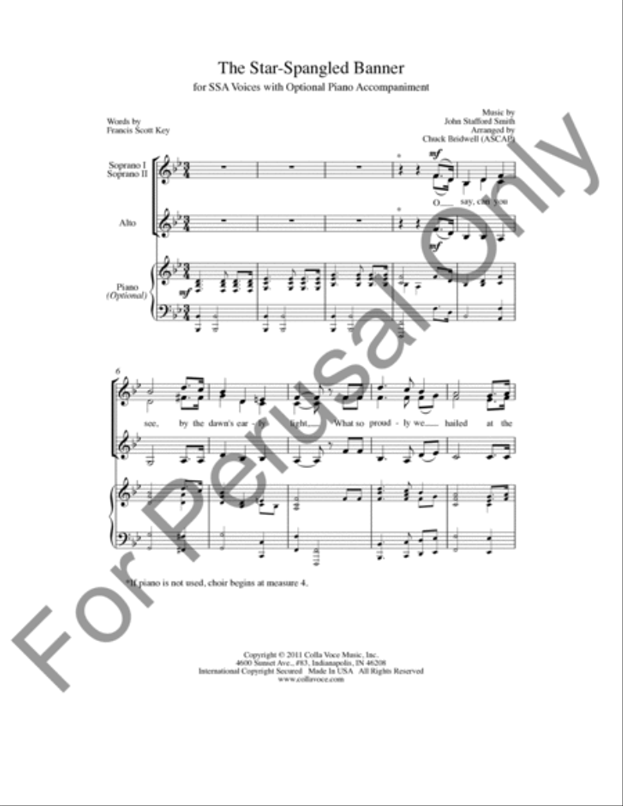 The Star-Spangled Banner The Star-Spangled Banner TTBB scores gallery preview page 5