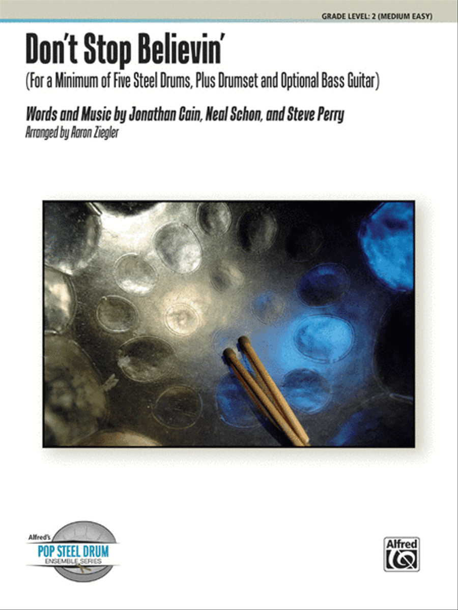Don't Stop Believin' Don't Stop Believin' Steel Drum Band scores gallery preview page 1