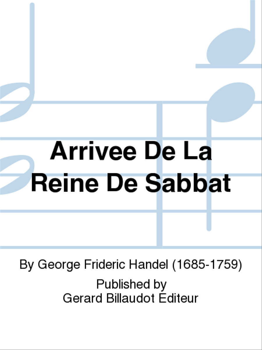 Arrivee de La Reine de Sabbat Saxophone Quartet scores gallery preview page 1
