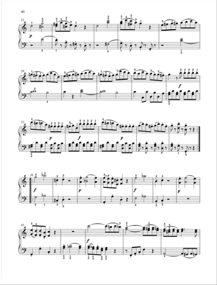 Sonatina C Major Piano Solo scores gallery preview page 2