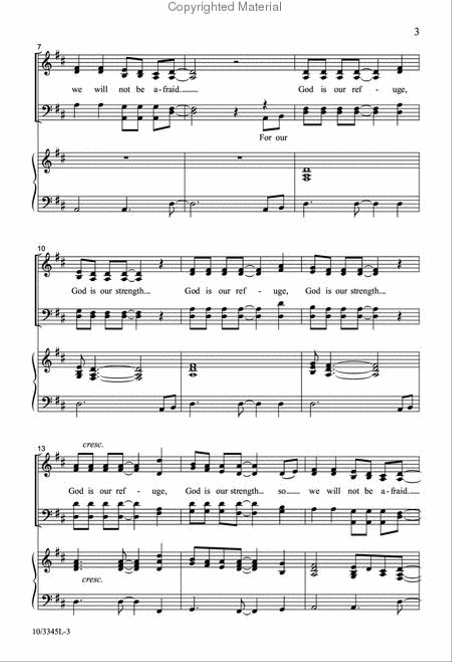 God Is Our Strength 4-Part scores gallery preview page 3