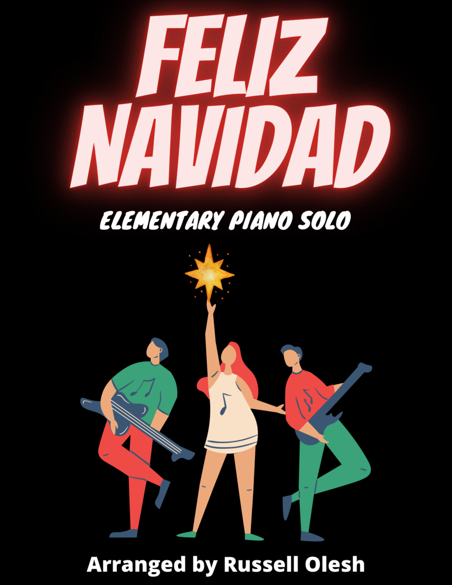 Feliz Navidad Easy Piano scores gallery preview page 1