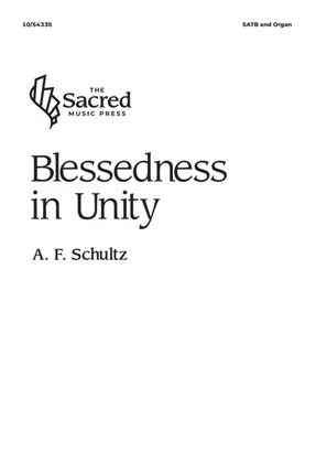 Book cover for Blessedness in Unity