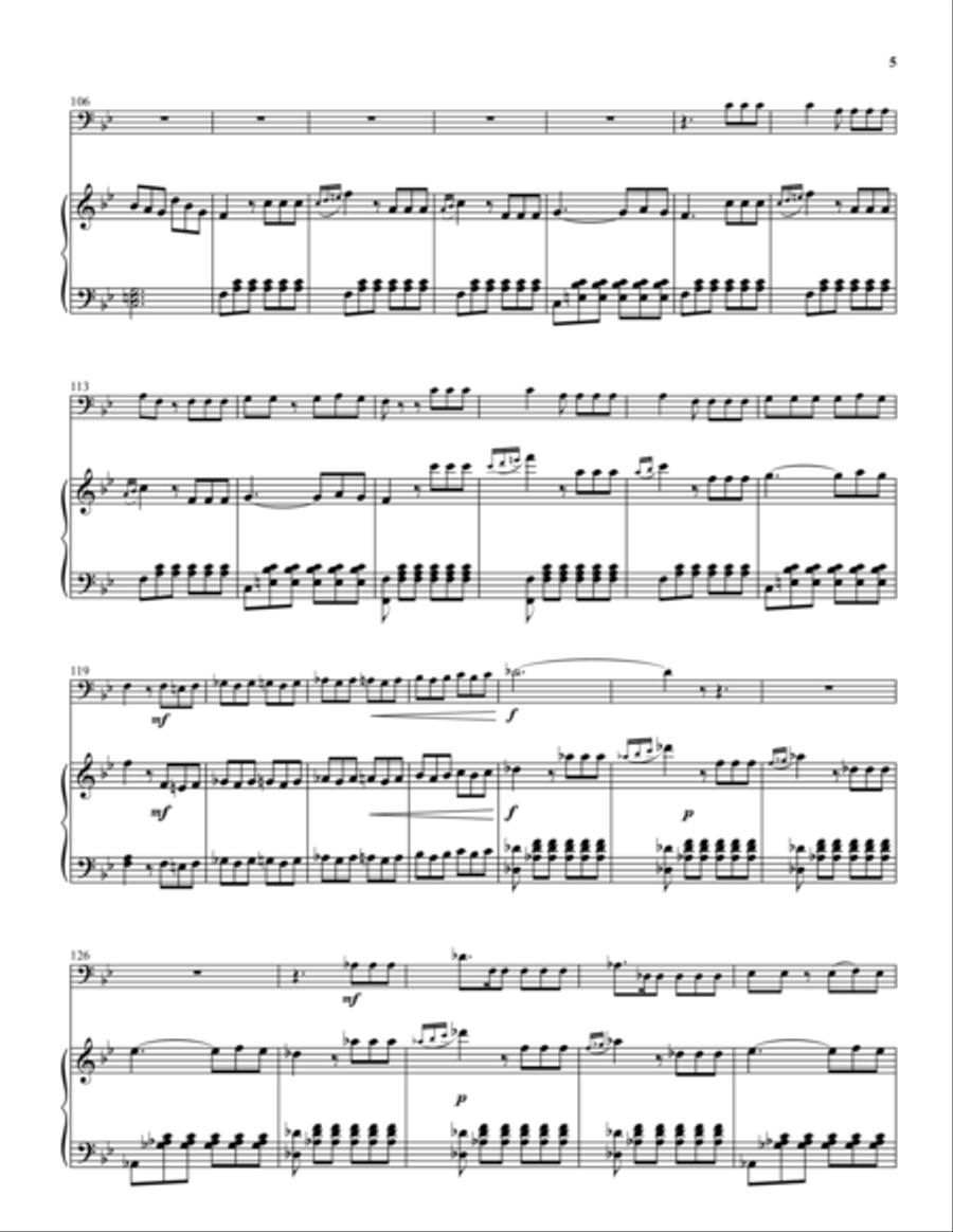 Largo al Factotum Euphonium scores gallery preview page 5