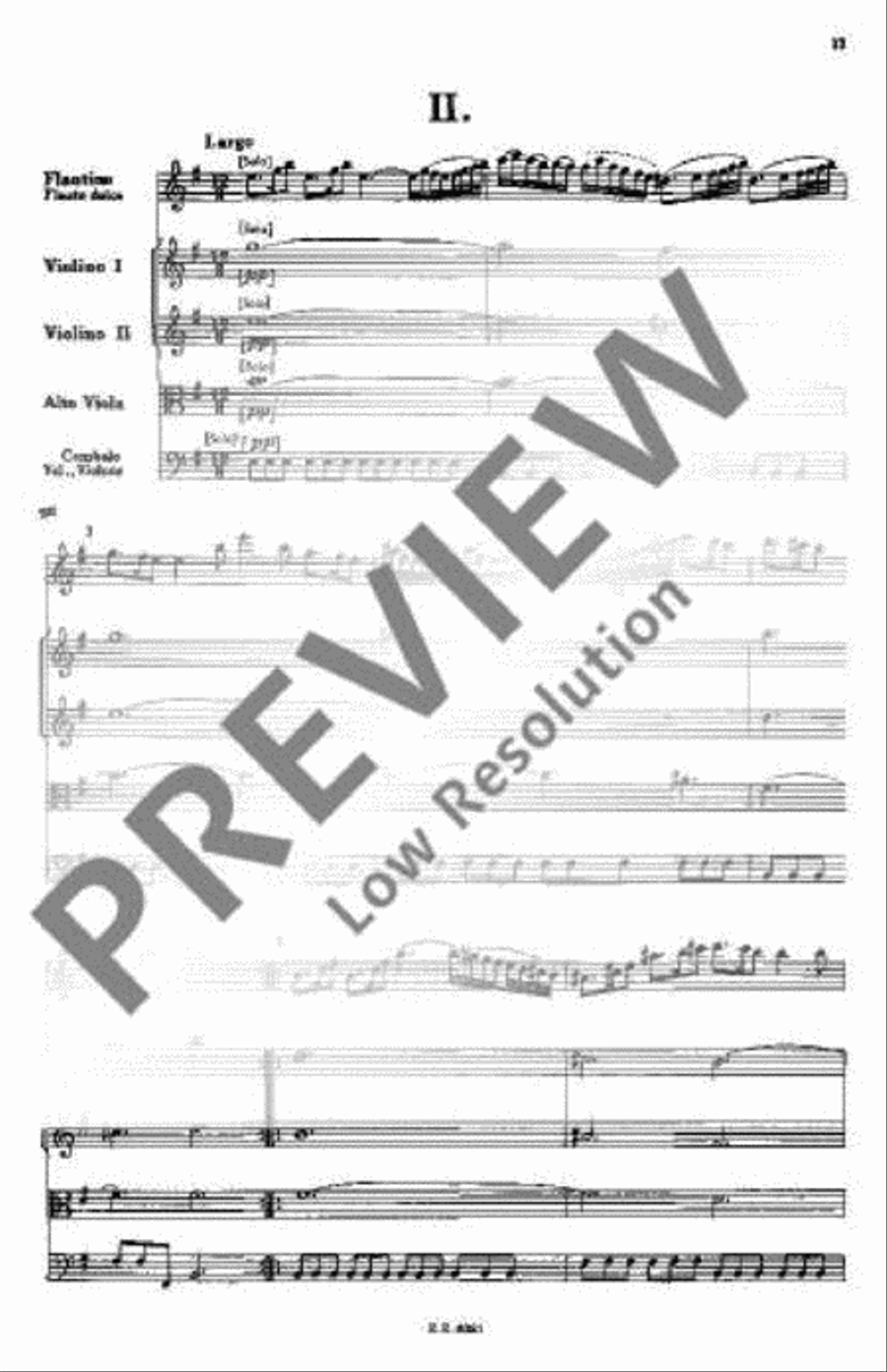 Concerto C major Recorder scores gallery preview page 18
