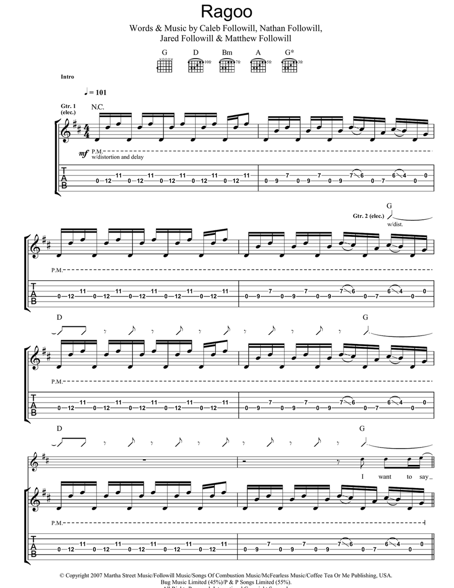 Ragoo Acoustic Guitar scores gallery preview page 1
