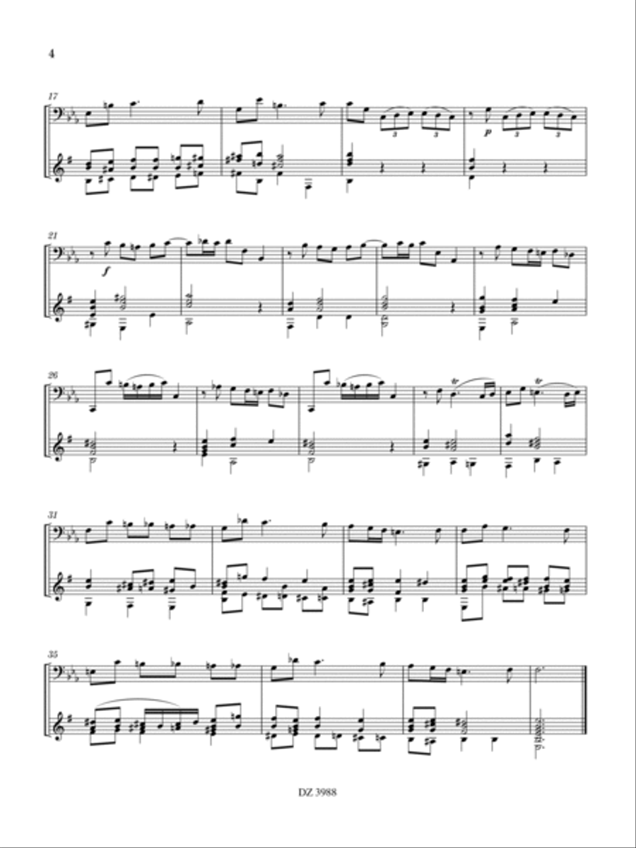Sonata in F minor Bassoon scores gallery preview page 5