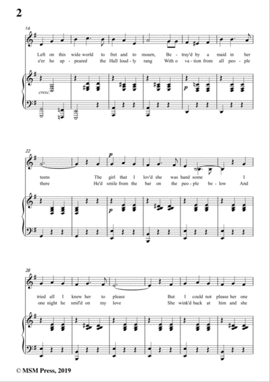 Alfred Lee-Flying Trapeze,in G Major,for Voice&Piano Voice scores gallery preview page 4