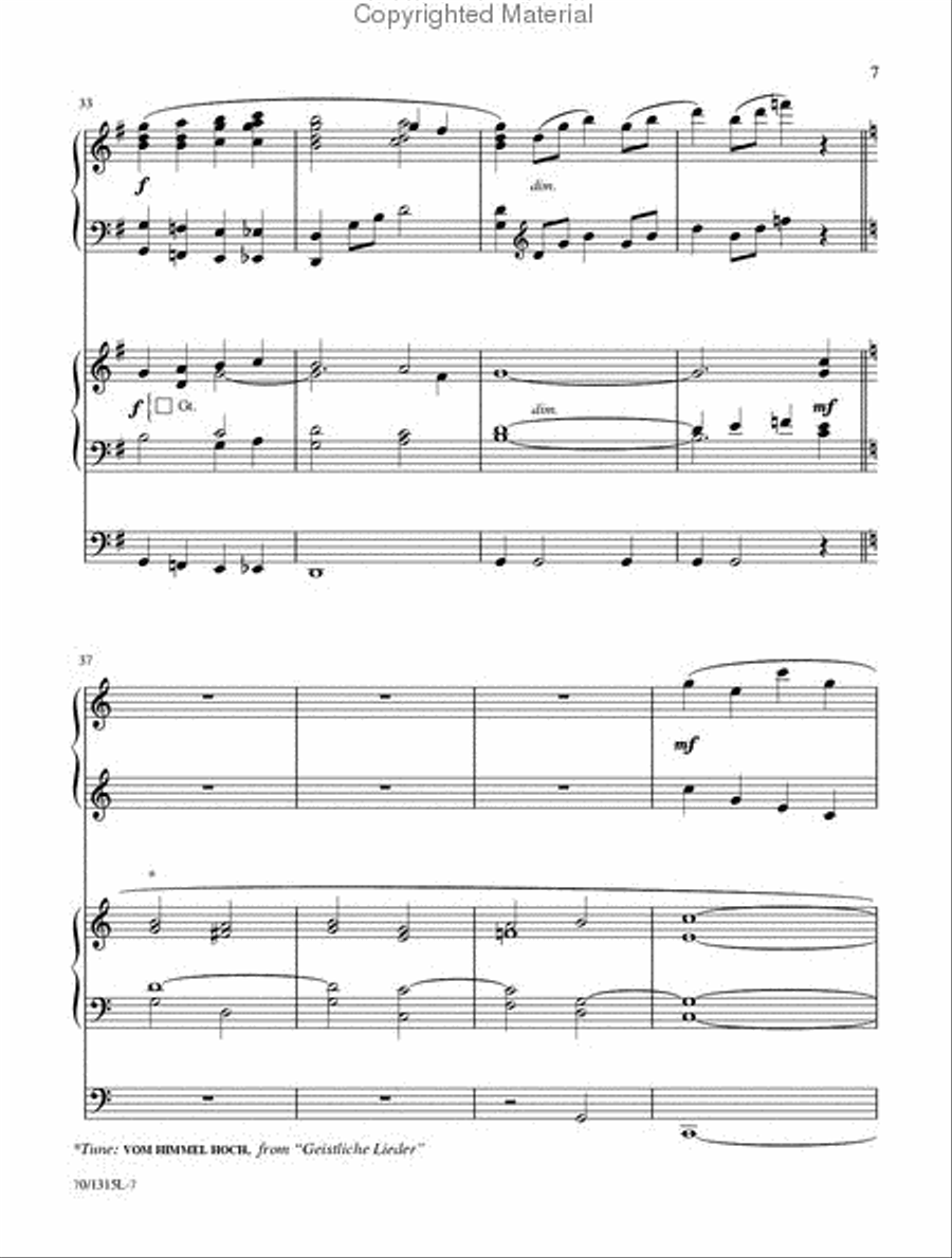 A Christmas Tapestry A Christmas Tapestry Organ scores gallery preview page 6