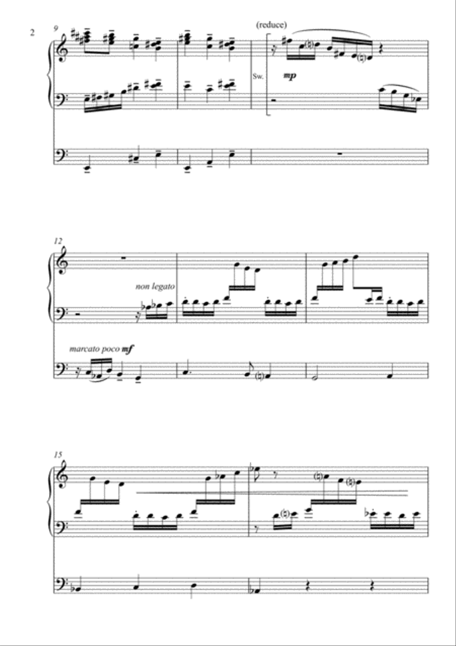 Fête de Chambard (Organ Solo) Organ Solo scores gallery preview page 2