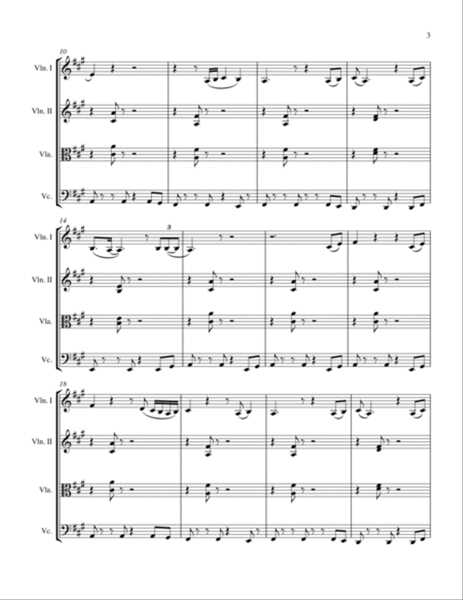 Stand By Me String Trio scores gallery preview page 5