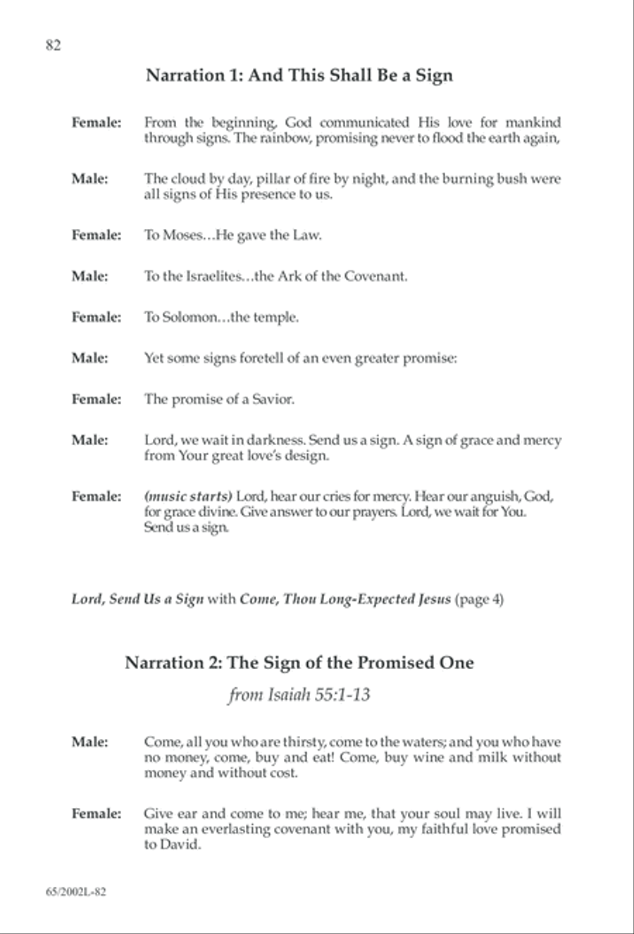 And This Shall Be a Sign And This Shall Be a Sign 4-Part scores gallery preview page 83