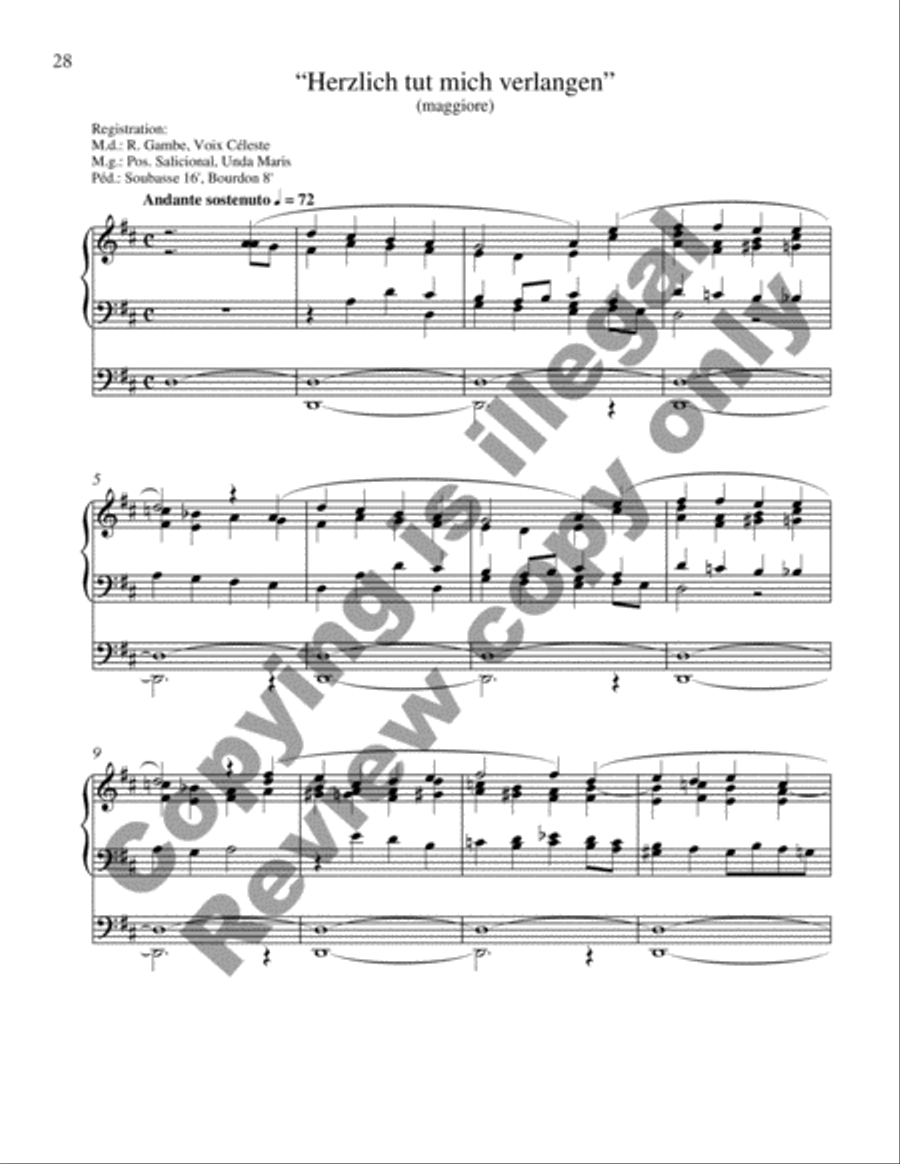 38 Chorals 38 Chorals Organ scores gallery preview page 11