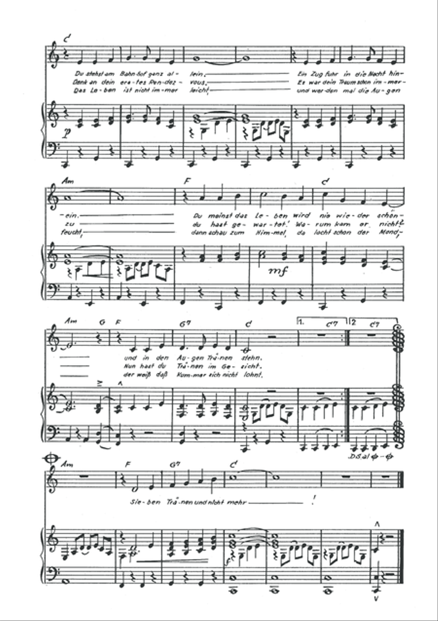 Sieben Tranen Sieben Tranen Piano, Vocal scores gallery preview page 4