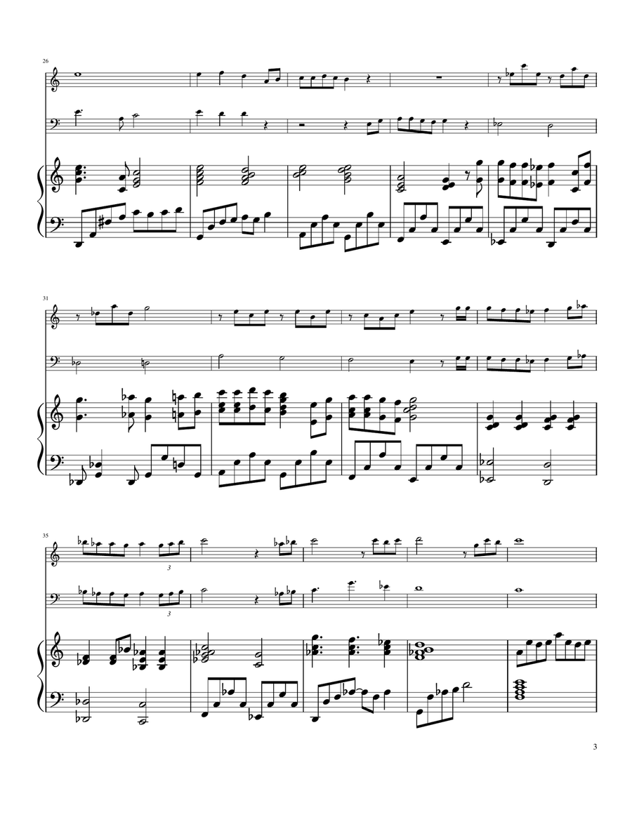 One Summer's Day Piano Trio scores gallery preview page 6