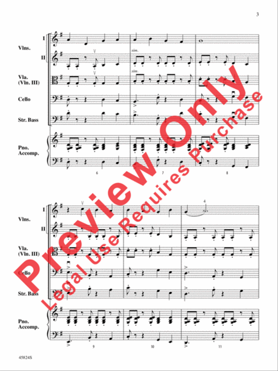 Take Flight Take Flight String Orchestra scores gallery preview page 3