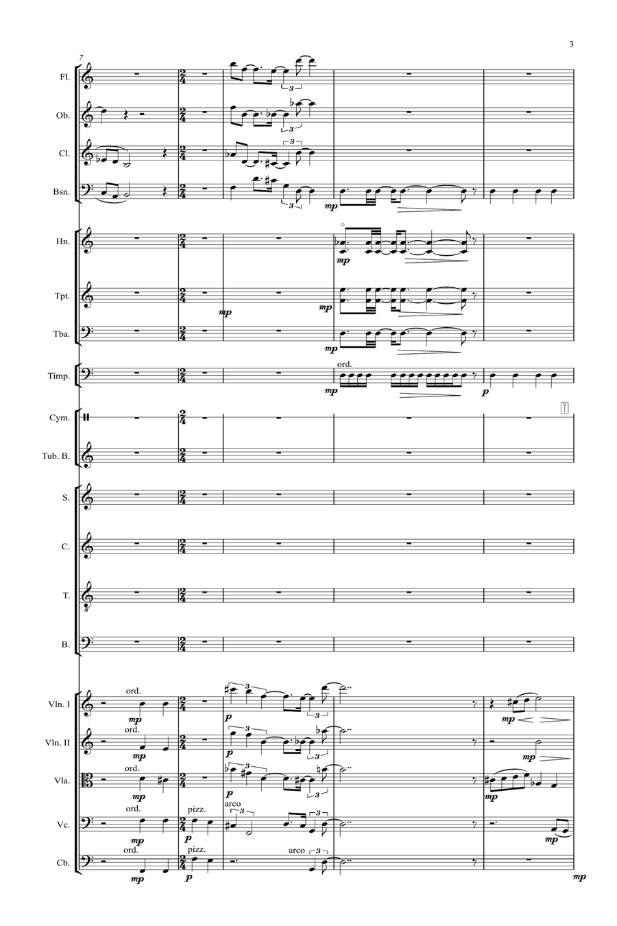 Elegía a los Inocentes Caídos Choir scores gallery preview page 3