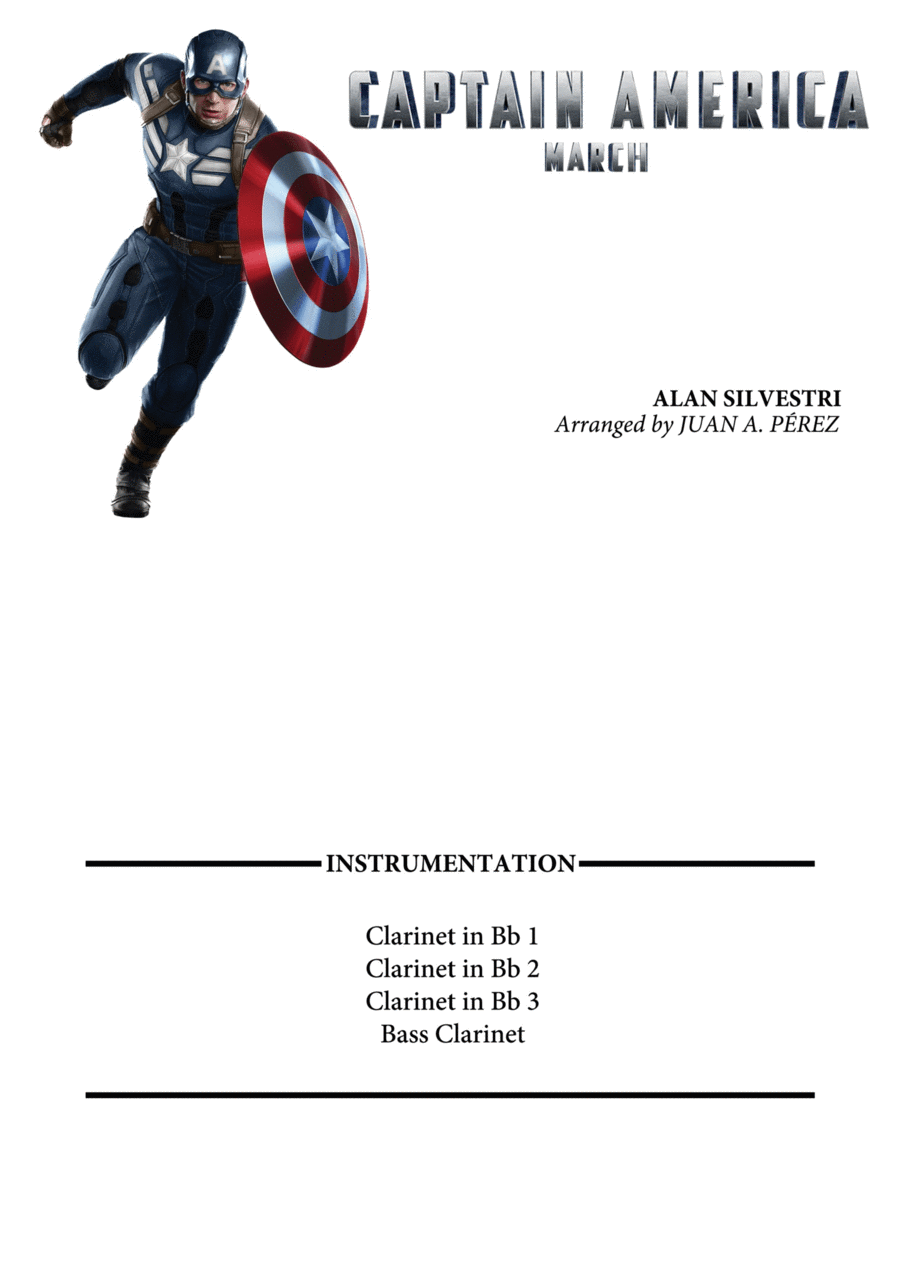 Book cover for Captain America March