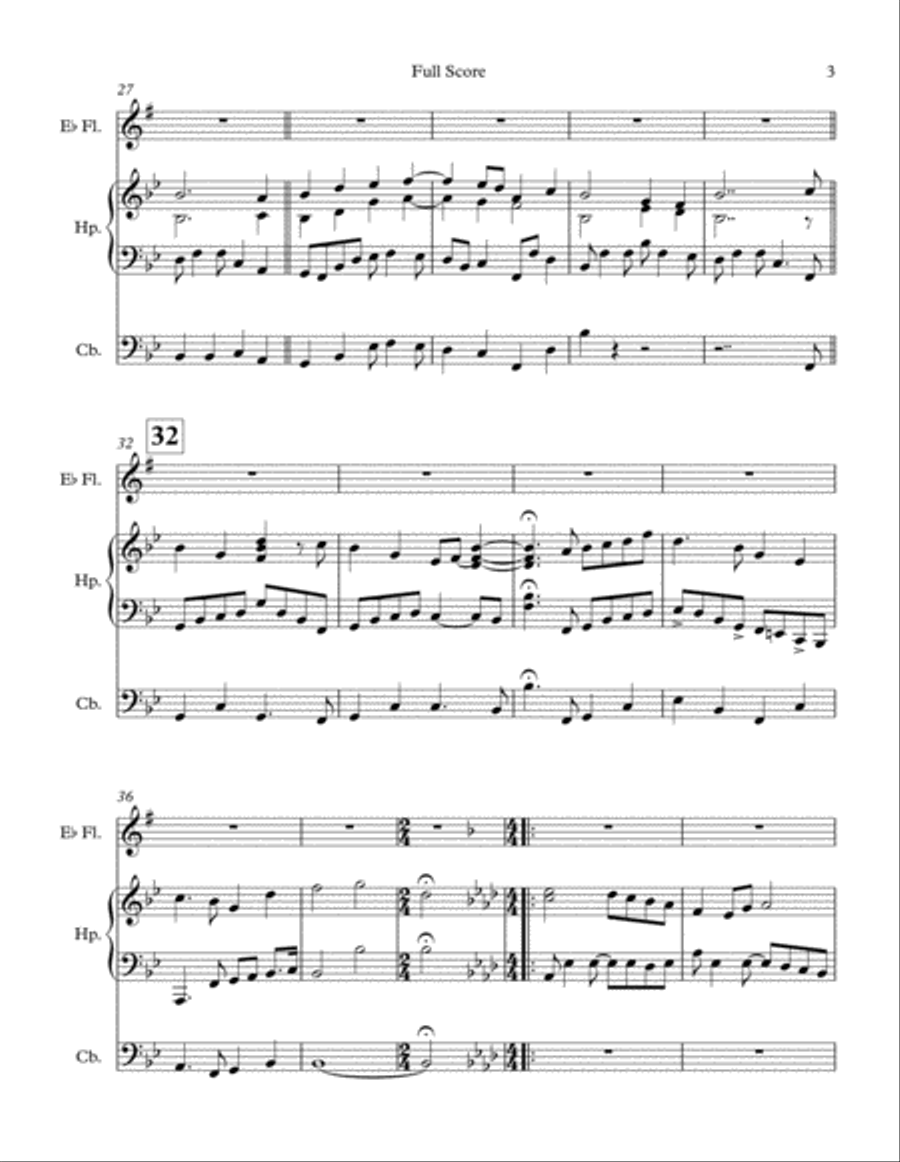 A Day on the Mountain - Part 4: Alpine Meadows Small Ensemble scores gallery preview page 4
