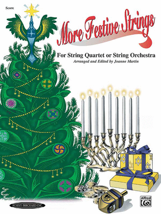 Book cover for More Festive Strings for String Quartet or String Orchestra